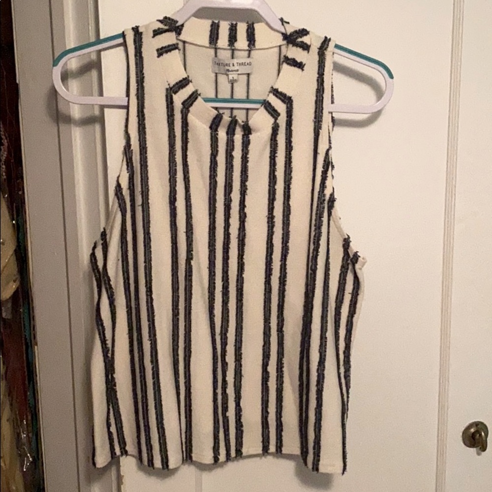 Madewell turtle neck tank top